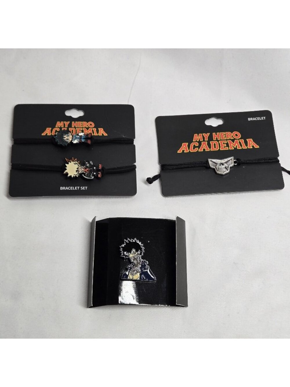 My Hero Academia Bracelets & Dabi Pin Izuku Midoriya Deku Katsuki Bakugo